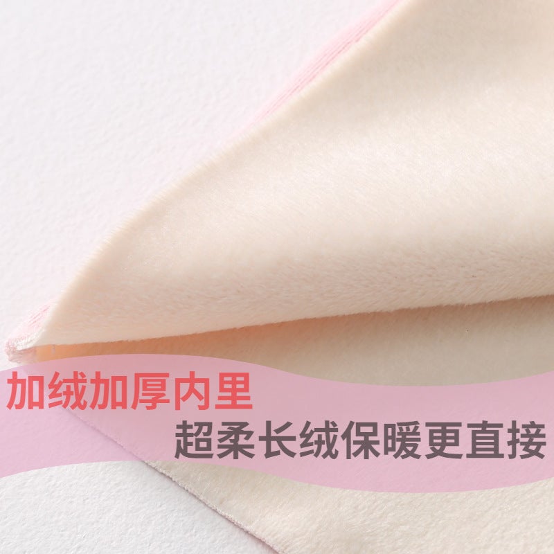 Children'S Velvet Padded Thermal Vest For Boys And Girls Winter Seamless Boneless Round Neck Bottoming Long Velvet Thermal Underwear Batch - Image 5