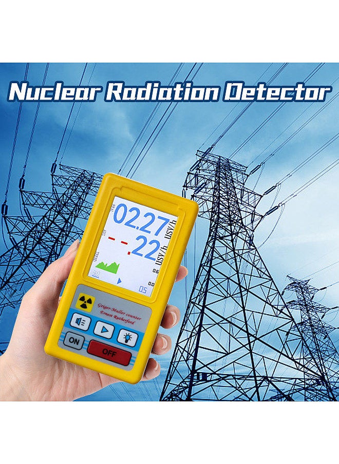 Generic - Nuclear Radiation Detector Geiger Counter Portable Radioactive Detection Meter Radio Active Dosimeter  X-ray Beta Gamma Detector - Image 1