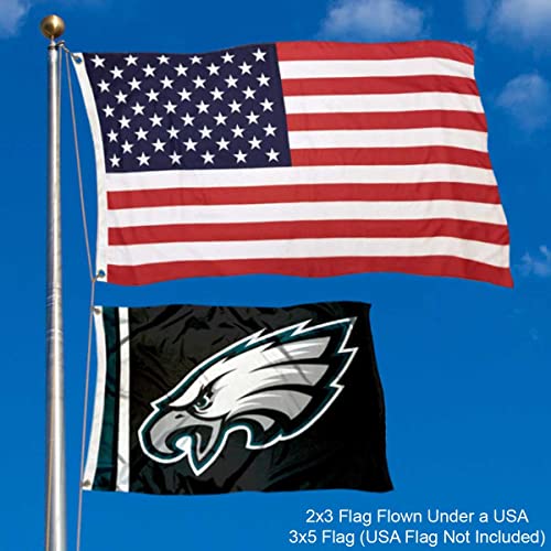 WinCraft Philadelphia Eagles 2x3 Feet Flag - Image 3