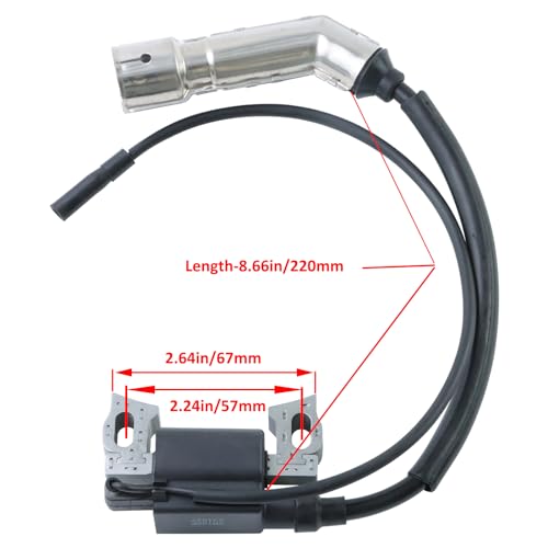 WOTIAN 212cc Ignition Coil Assembly Compatible with Champion Firman 196cc 2000w 3500W 4000W 4750W Generator Parts Fits for Predator 212cc Engines Replaces with Shield Cap - Image 2