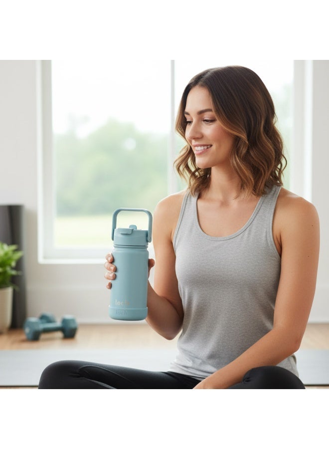 لوك زجاجة مياه زرقاء من لوتش سعة 420 مل - Image 4