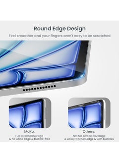 DUSALA 1 Pack Screen Protector for iPad Air 11inch M3 2025/iPad Air 11 inch M2 2024,Upgrade Edge Protection,Scratch-Resistant, Clarity, Anti Fingerprint, Easy Installation, Bubble Free.  - Image 2