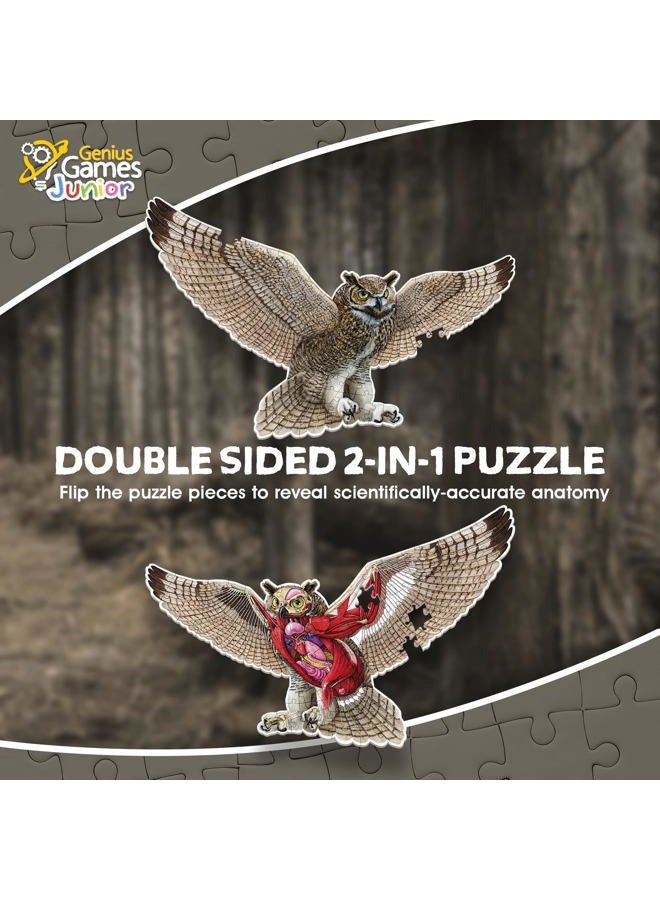 Genius Games Animal Puzzles (Owl) - Image 3