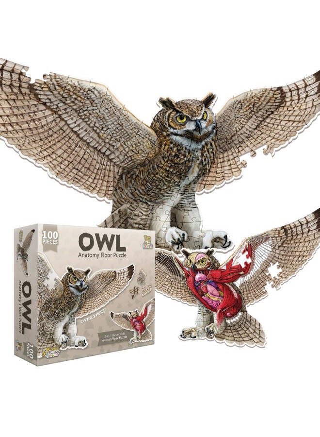 Genius Games Animal Puzzles (Owl) - Image 1