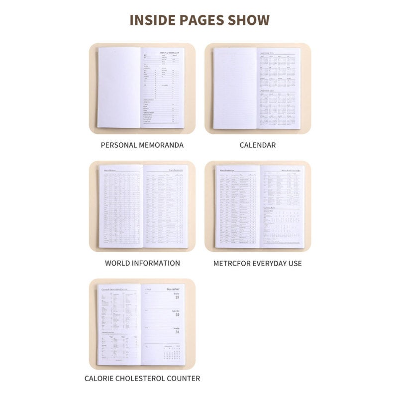 A6 Notebook: Green A6 Size, 2024 Jan-Dec Coverage, Thick Ink-Proof Paper - Monthly & Weekly View Pages With Memo Sections for Office, Home, Daily Schedule Planners - Image 2