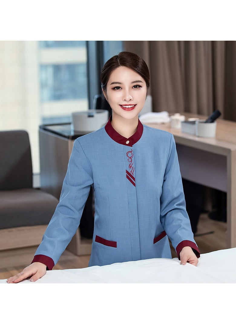 KUYING New Summer Cleaner Work Clothes 
