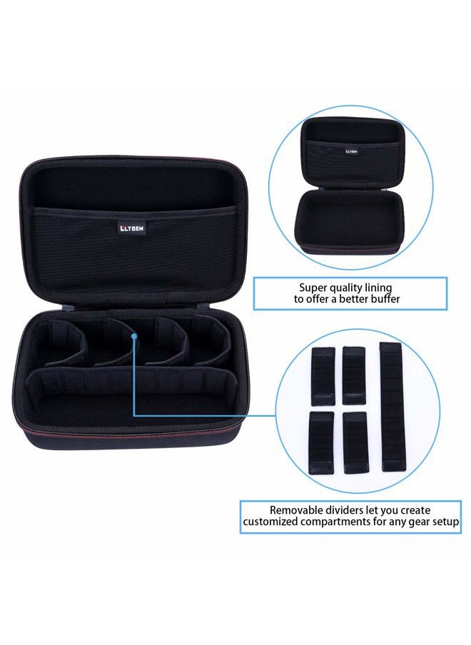 LTGEM Action Camera Case Compatible with GoPro Hero Series or DJI Osmo Action 5 Pro/4/3/2, 4K Case (Removable Inner)