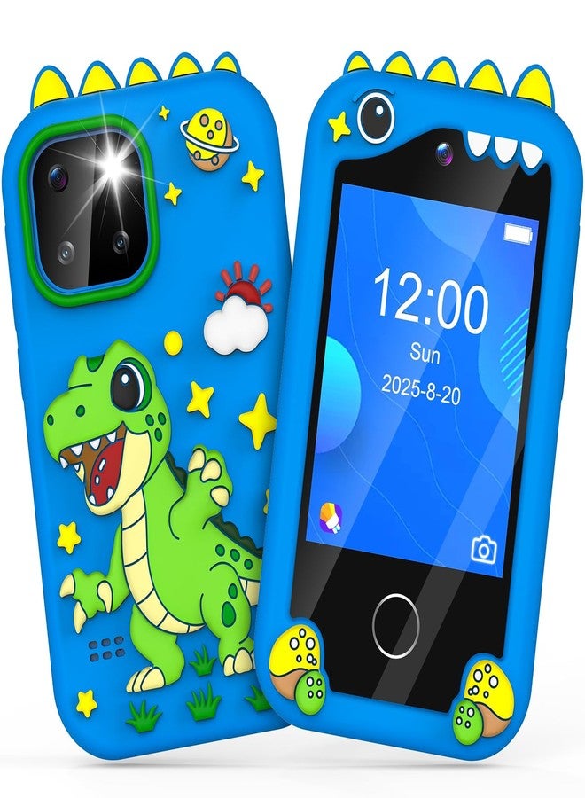 BESTOONE Kids Smartphone Toy for 3-8 Year Old Girls & Boys - No Internet/Calls, HD Camera, MP3 Player, Learning Games | Christmas Birthday Gift for Toddlers (Blue) - Image 1