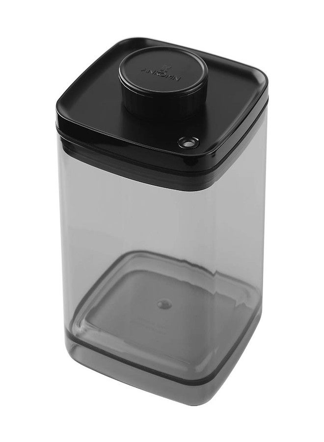 ANKOMN Turn-N-Seal vacuum/airtight moisture prevent storage container perfect for Coffee Teas Rice Nuts Medicine opaque (Semi-Black, 2.5quart) - Image 1
