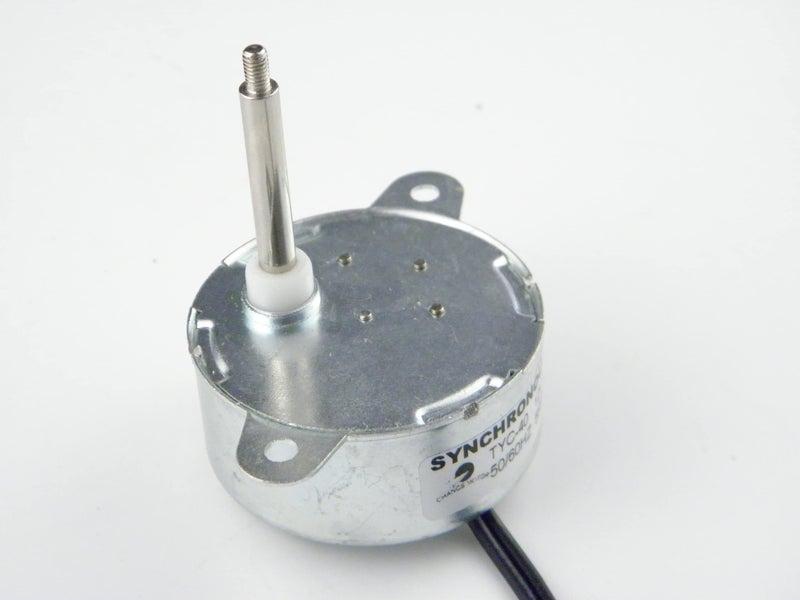 CHANCS TYC-40 AC 12V Fiber Optic Color Wheel Motor CW/CCW 35mm Shaft Synchronous Motor TYZ42 Electric Motor Replacement for Fiber Optic Light Christmas Ornamen - Image 3
