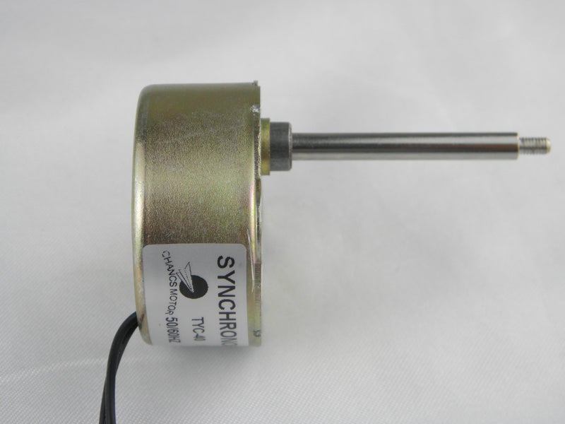 CHANCS TYC-40 AC 12V Fiber Optic Color Wheel Motor CW/CCW 35mm Shaft Synchronous Motor TYZ42 Electric Motor Replacement for Fiber Optic Light Christmas Ornamen - Image 5