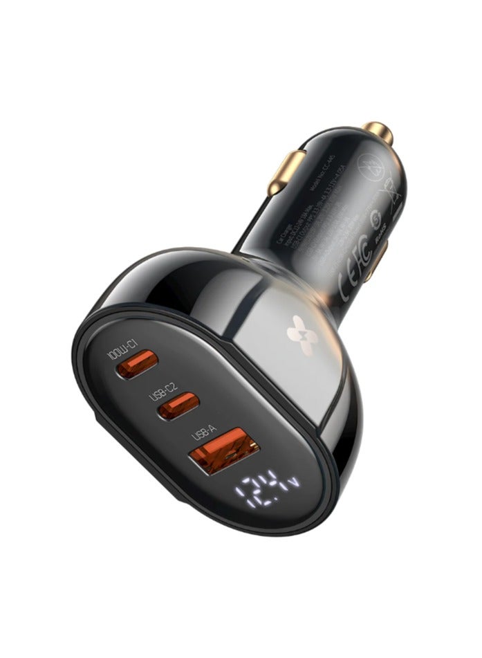 مكدودو شاحن سيارة ماكدودو CC-4450 بقدرة 128 وات مزدوج USB C+ USB أسود - Image 3