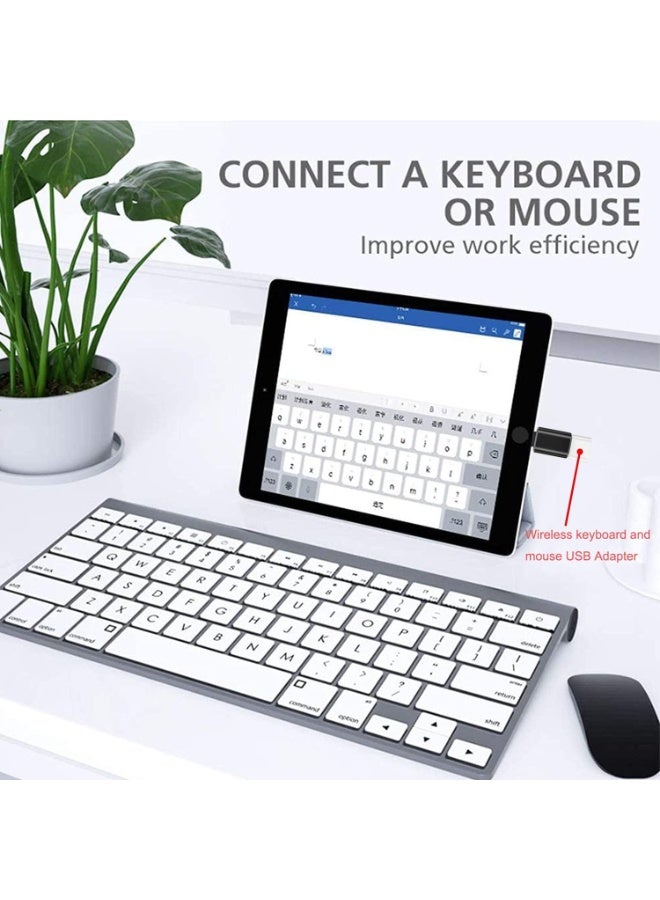 فيرست برو محول لايتنينغ إلى USB للكاميرا، كابل USB 3.0 OTG متوافق مع iPhone/iPad لتوصيل قارئ الذاكرة، فلاش USB، U Disk، لوحة المفاتيح، الماوس، الهَب، MIDI، توصيل وتشغيل، لون أسود، قطعة واحدة - Image 5