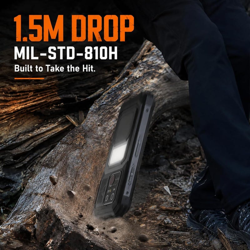 AGM G3 Unlocked 5G Rugged Smartphone,Android 15 MTK Dimensity 7300,10000mAh | 120Hz Display｜6.72" FHD｜12+12GB RAM + 512GB ROM + 1TB TF｜PD Fast｜Wireless Charging｜NFC｜116dB Speaker｜Camping Torch - Image 5