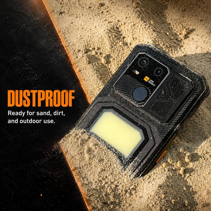 AGM G3 Unlocked 5G Rugged Smartphone,Android 15 MTK Dimensity 7300,10000mAh | 120Hz Display｜6.72" FHD｜12+12GB RAM + 512GB ROM + 1TB TF｜PD Fast｜Wireless Charging｜NFC｜116dB Speaker｜Camping Torch - Image 4
