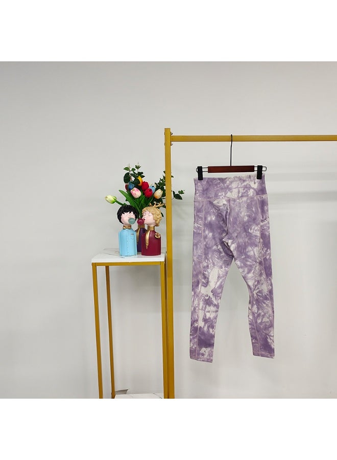 عام التعادل صبغ الرياضة طماق النساء اليوغا السراويل مع جيوب - Image 1