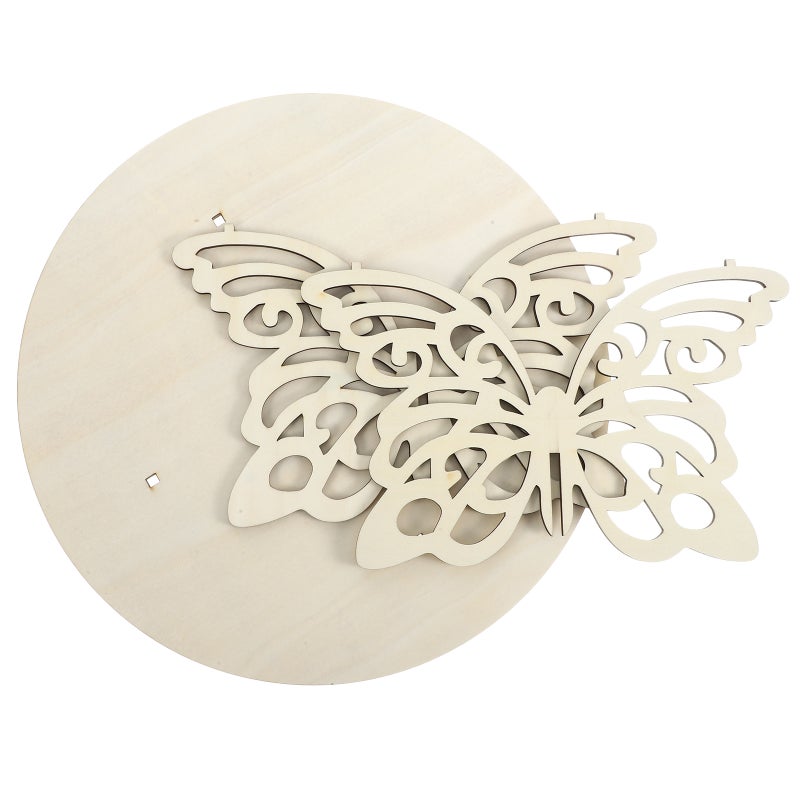 Butterfly Wood Cake Stand Wedding Baby Shower Birthday Rustic Table Centerpiece Decor - Image 2