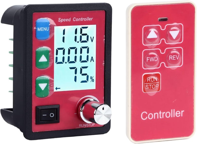 متحكم سرعة المحرك بقدرة 1.15 أمبير مع شاشة عرض LCD، يتحكم في محرك القيادة، منظم سرعة بجهد DC6-55V مع وظيفة حماية من الحمل الزائد، مناسب للاستخدام الصناعي والأعمال اليدوية (DIY). - Image 4