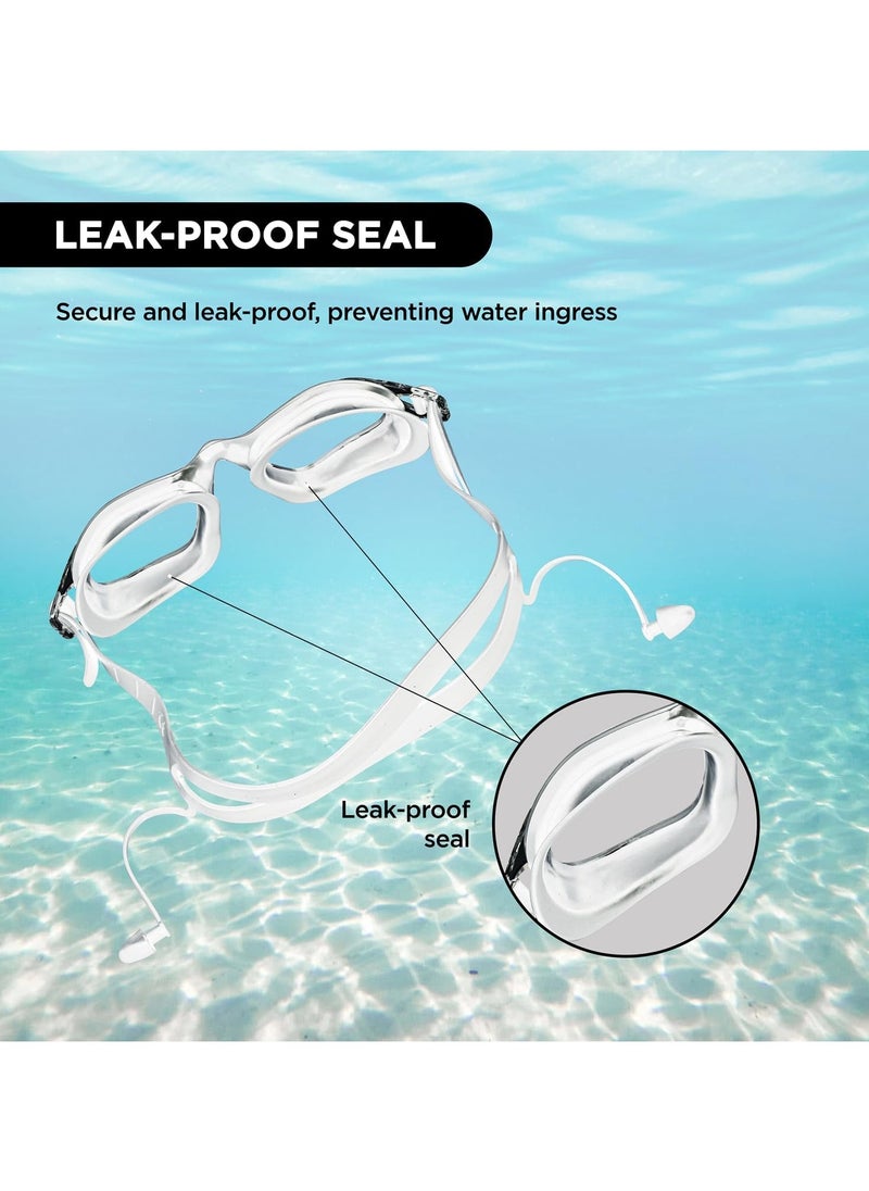 ENDLESS  Premium Swimming Goggle with Anti-Fog and UV Protection | Stylish 180 Degree Wide View Glasses | Soft Silicone Gasket for Leak Proof | With Hard Case  - Image 4