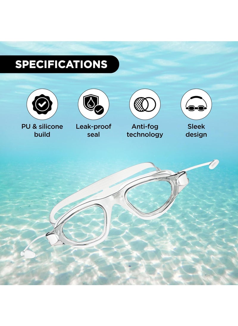 ENDLESS  Premium Swimming Goggle with Anti-Fog and UV Protection | Stylish 180 Degree Wide View Glasses | Soft Silicone Gasket for Leak Proof | With Hard Case  - Image 2