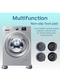 SKY-TOUCH SKY-TOUCH 4pcs Anti Vibration Pads for Washer Dryer Shock and Noise Cancellation, Washing Machine Stand to Prevent Shifting, Shaking Walking for Home  - Image 3