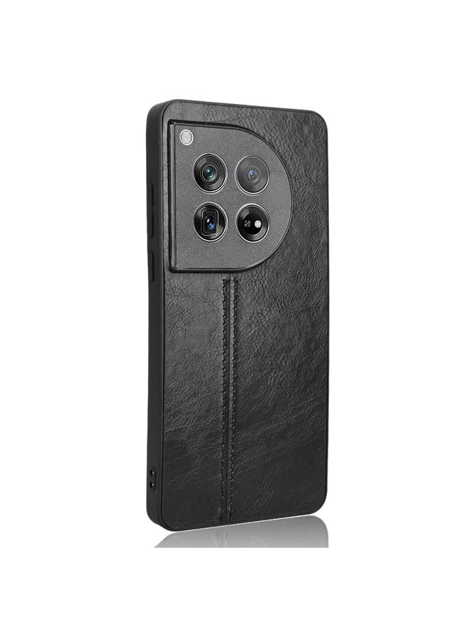 S-TOP Case For OnePlus Ace 3 / 12R Cow Pattern Sewing Back Cover Phone Case - Image 3