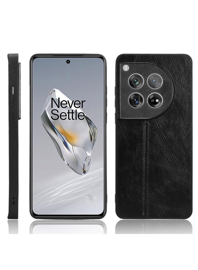 S-TOP Case For OnePlus Ace 3 / 12R Cow Pattern Sewing Back Cover Phone Case - Image 1