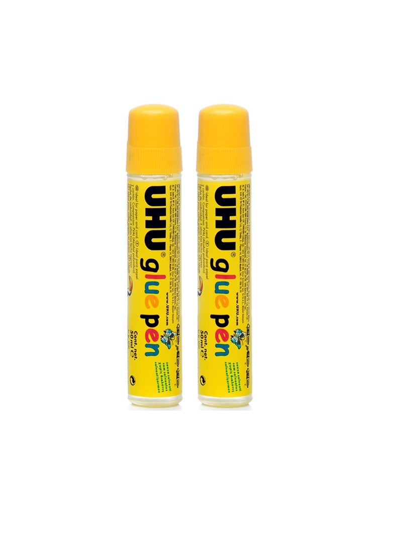 يو إتش يو قلم غراء سائل مكون من 4 قطع 50 مل لكل زجاجة - Image 2