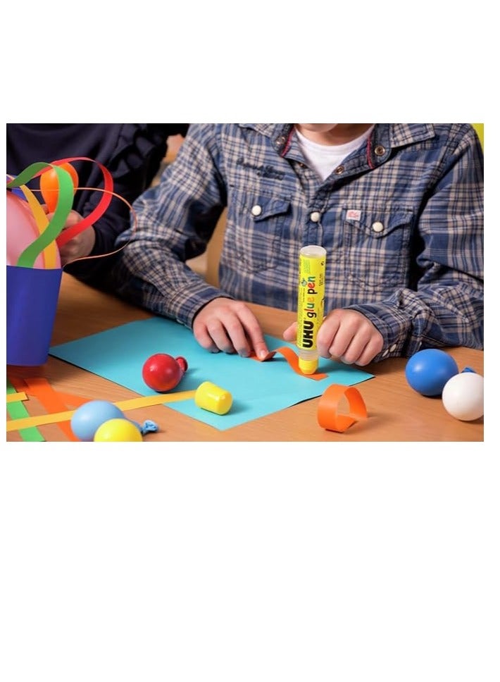 يو إتش يو قلم غراء سائل مكون من 4 قطع 50 مل لكل زجاجة - Image 3