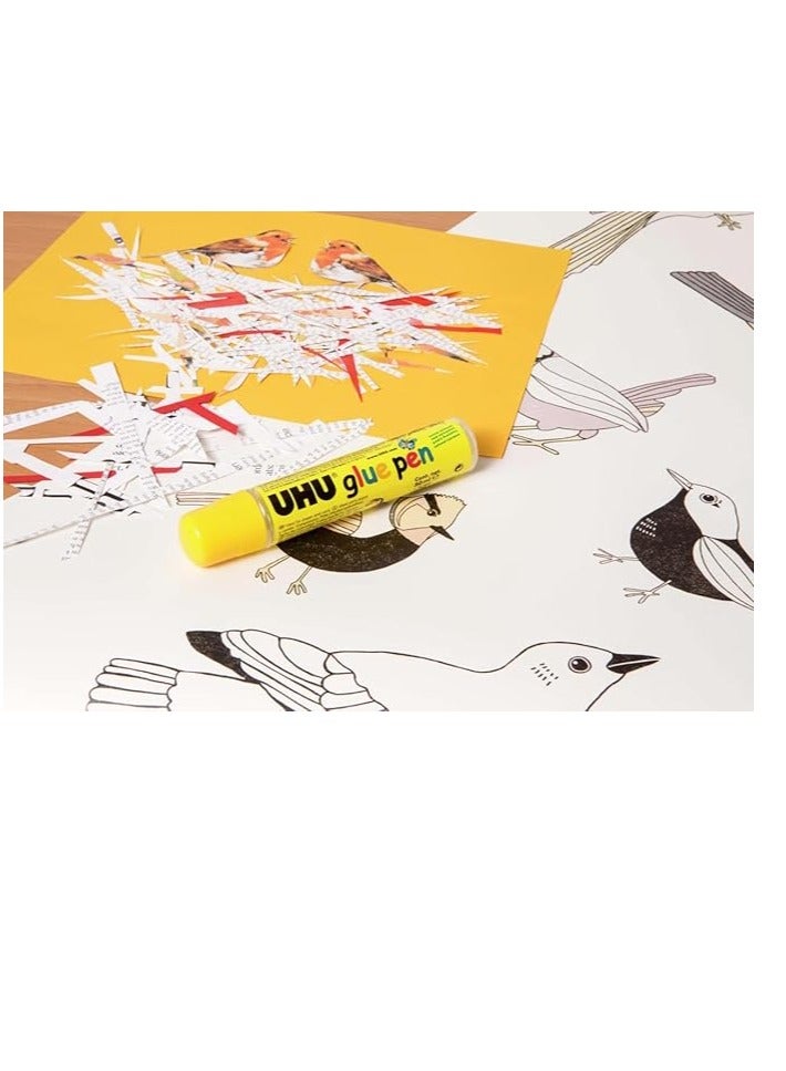 يو إتش يو قلم غراء سائل مكون من 4 قطع 50 مل لكل زجاجة - Image 4