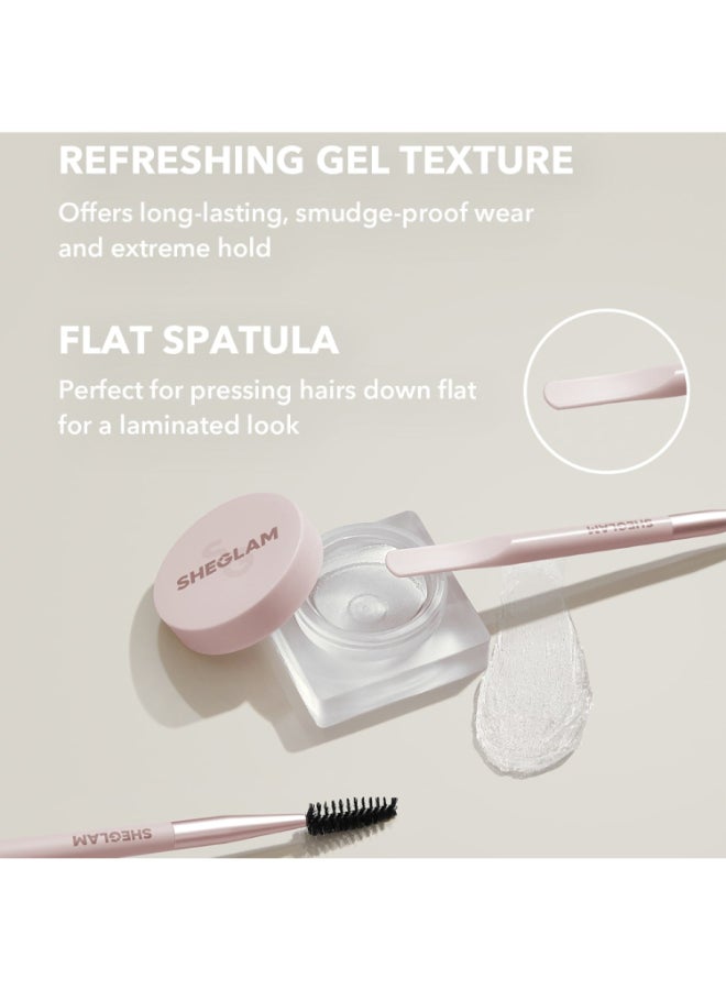SHEGLAM Set Me Up Brow Hold CRYSTAL CLEAR - Image 5