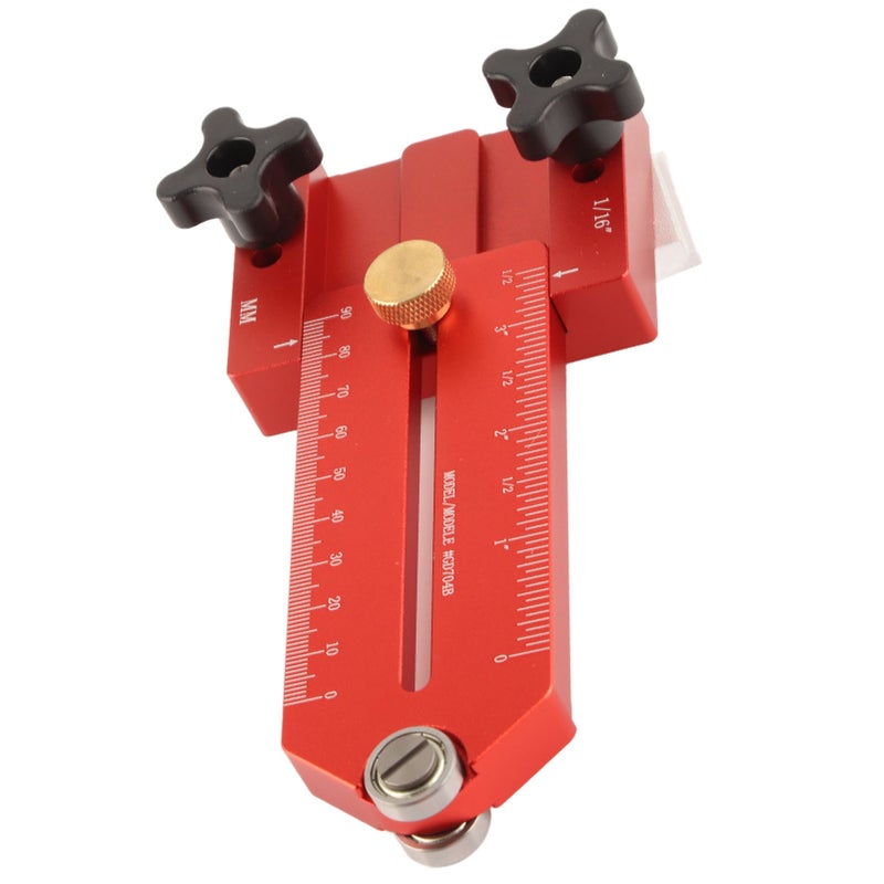 Thin Rip Jig: Solid Aluminum Alloy Roller Design - Corrosion Resistant Wear-Resistant Table Saw Guide for 3/4 x 3/8in Miter Slots, 19mm 30mm T Tracks, Table Saws Milling Tables Band Saws - Image 3