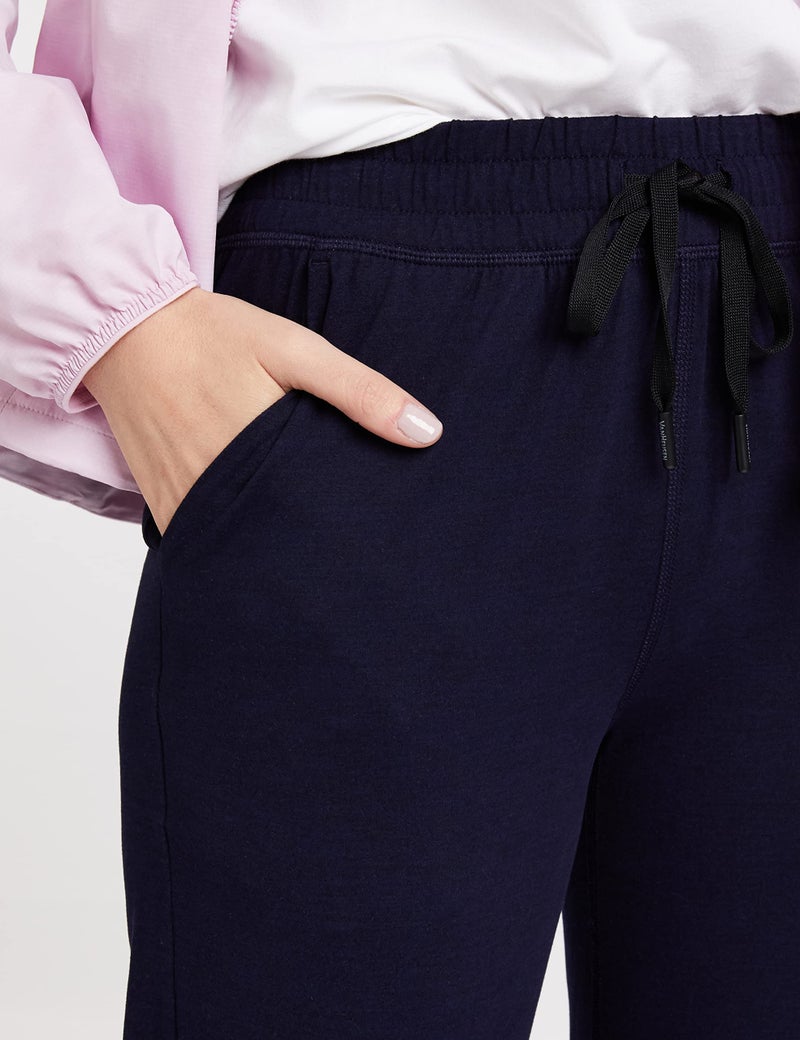 Van Heusen Athleisure Women Relaxed Fit Joggers - Polyester Spandex - Wicking, Super Soft, Reflective Trim_66303_Navy_XL - Image 3