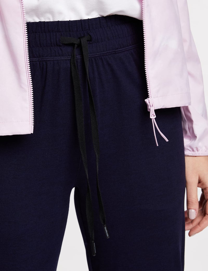 Van Heusen Athleisure Women Relaxed Fit Joggers - Polyester Spandex - Wicking, Super Soft, Reflective Trim_66303_Navy_XL - Image 4