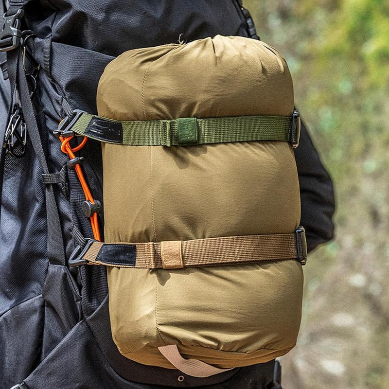 Gray Heavy Duty Adjustable Gear Strap with Quick Release Buckle for Backpacks Tents Outdoor Equipment - Image 5