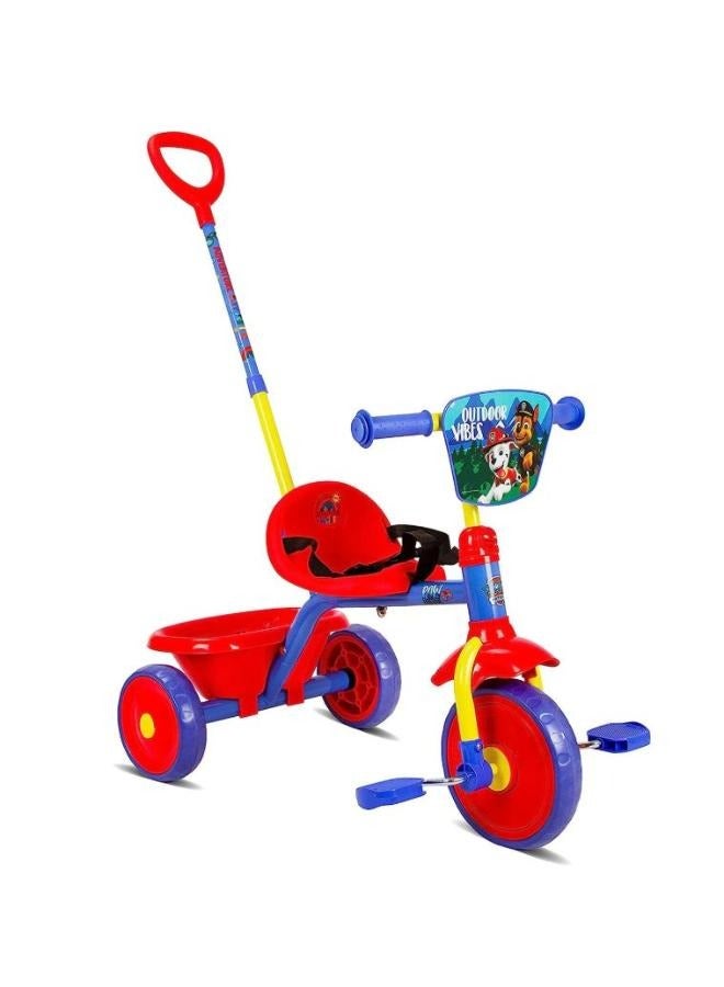 Spartan Paw Patrol Tricycle With Pushbar For Boys - Image 1