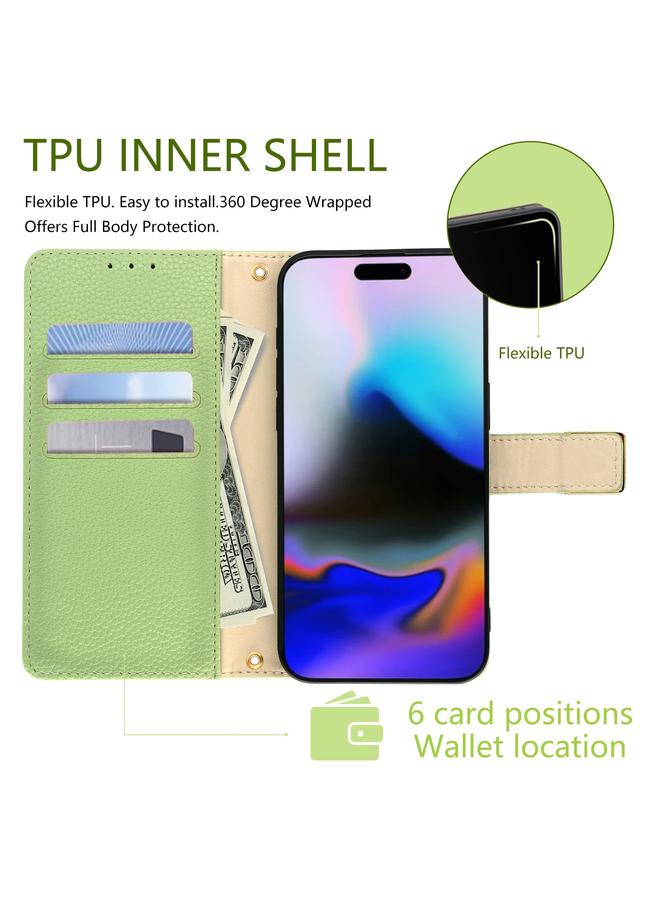 S-TOP Case For iPhone 16 Pro Crossbody Litchi Texture Square Buckle Leather Phone Case - Image 3