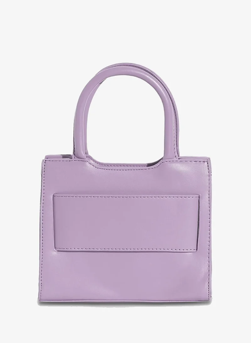 Haute Sauce  Buckle Mini Handbag - Lilac for Women | Best Price UAE