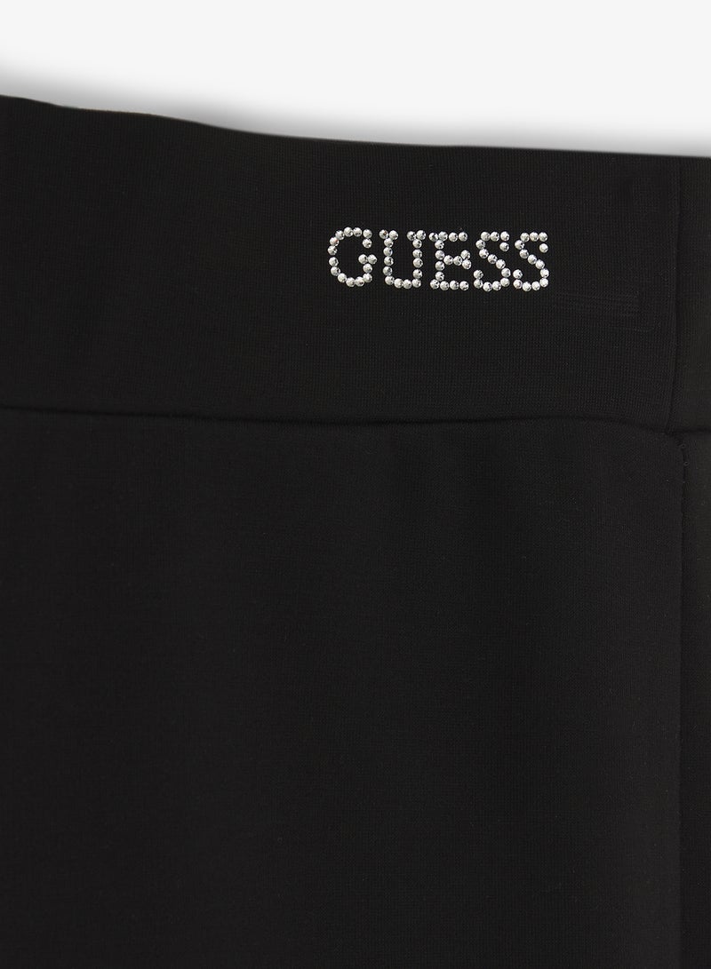 GUESS Kids Punto Milano Flare Pants - Image 3