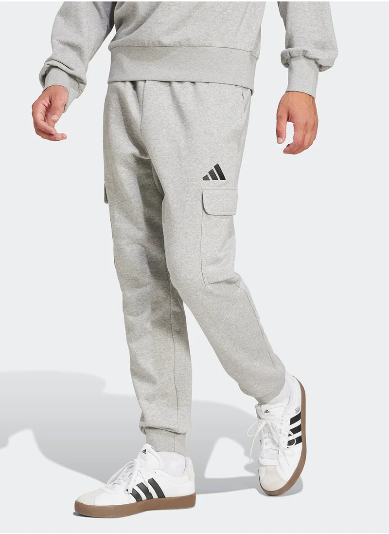 Adidas Essential Feelcozy Fleece Cargo Joggers