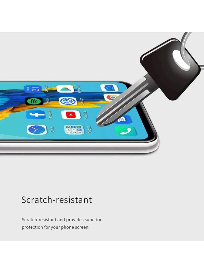 Generic - Huawei Nova 5T Screen Protector - Edge to Edge Tempered Glass Screen Protector - Black, High Transparency, Delicate Touch, Anti-Explosion, Smooth Arc Edges, Easy Installation. - Image 1