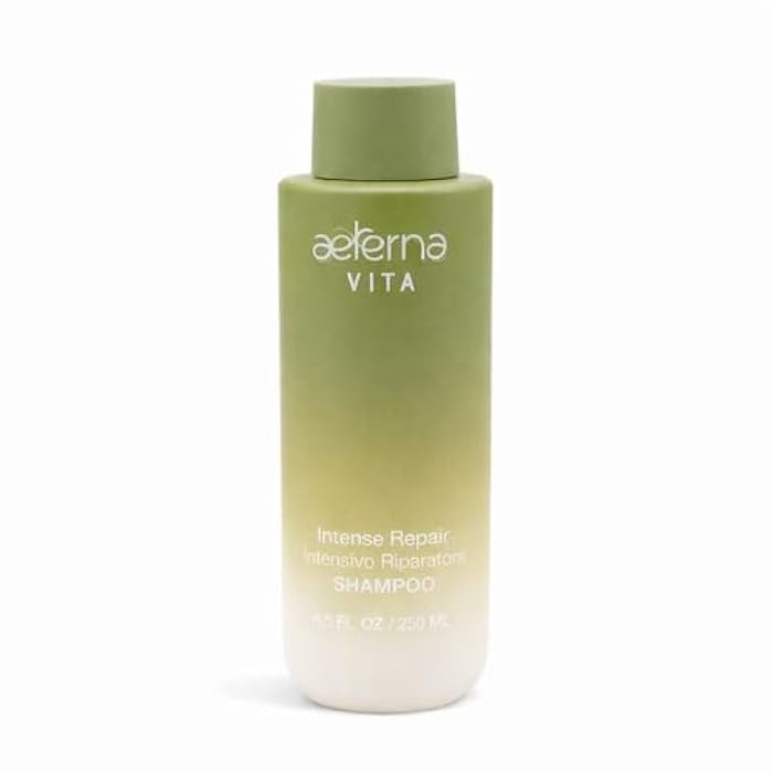 AETERNAL Aeterna VITA Intense Repair Keratin Shampoo for Dry Damaged Hair | Thyme, Ginseng Root Extract | Color-Safe - 250 ml - Image 1