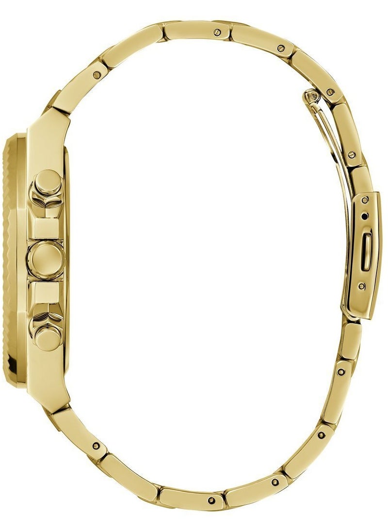 GUESS - ساعة متعددة الوظائف للرجال بلون الذهب - GW0703G2 - Image 1