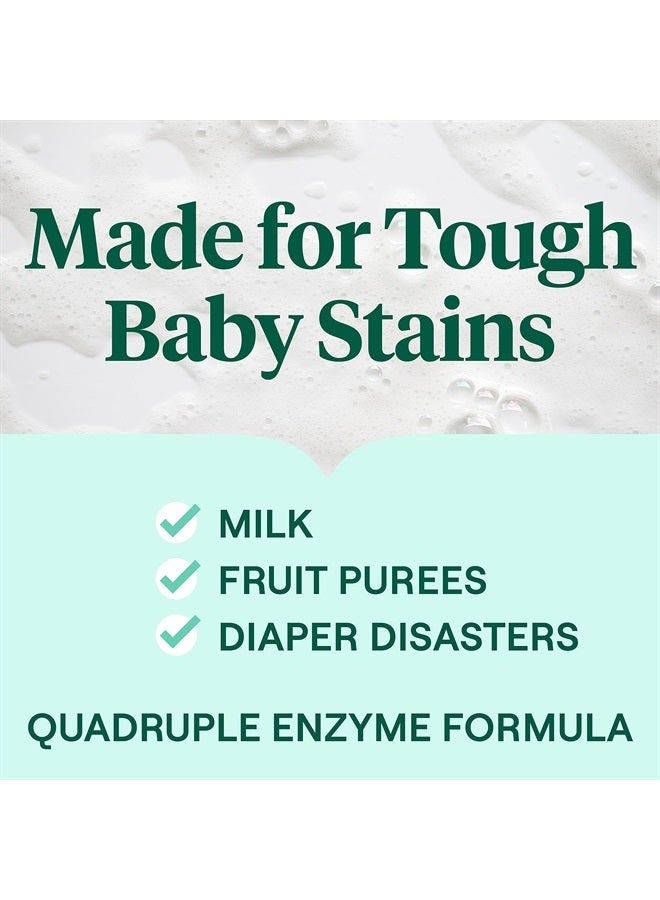 Seventh Generation Concentrated Baby Laundry Detergent, Stain Fighting Formula, Fresh Scent, 40 oz (53 Loads) - Image 3