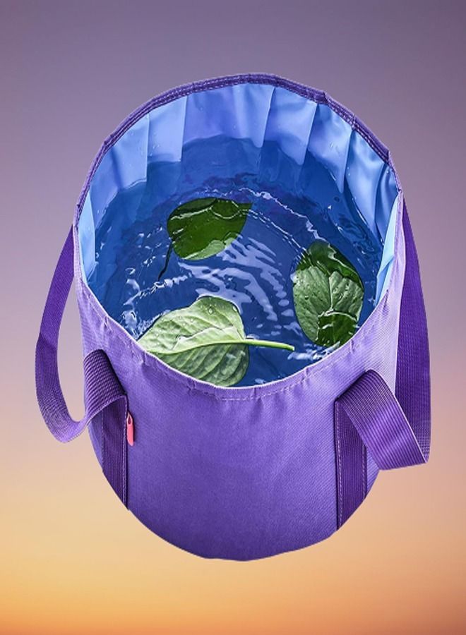 fashionhome Multi-purpose Laundry Basket Portable Folding Water Basin - Image 1