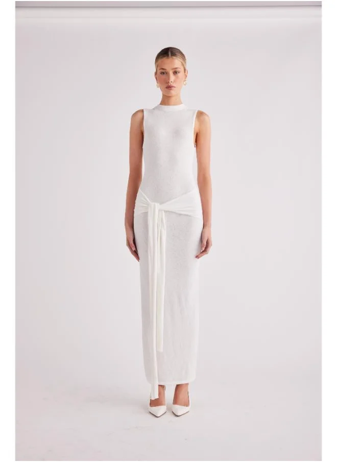 SNDYS Eisha Tie Detailed Maxi Dress