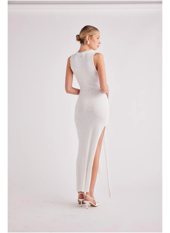 SNDYS Eisha Tie Detailed Maxi Dress
