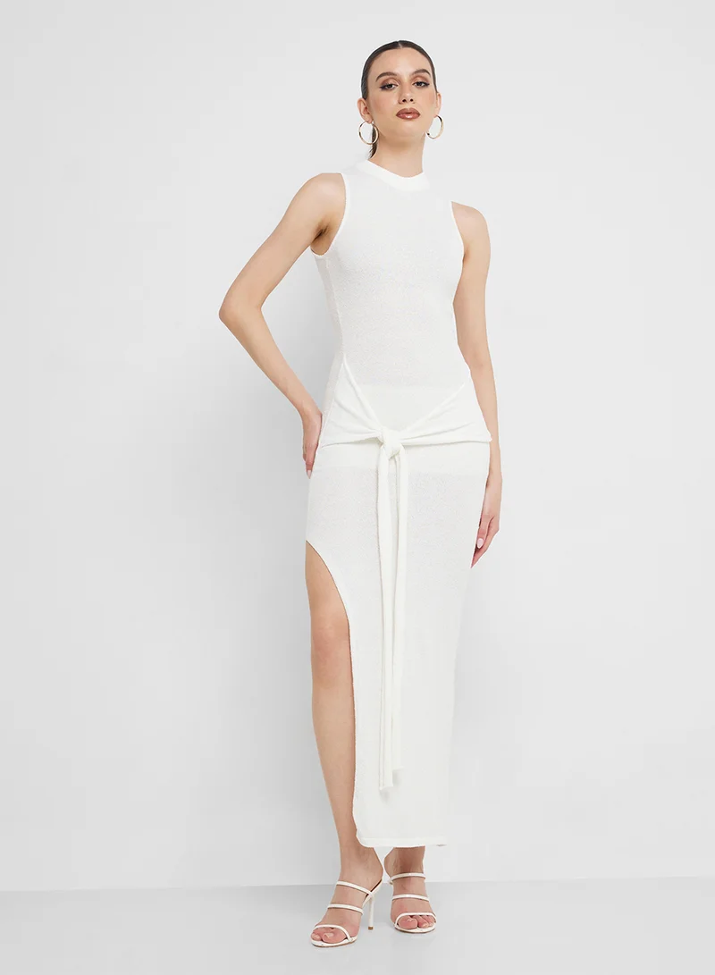 SNDYS Knot Detail Maxi Dress