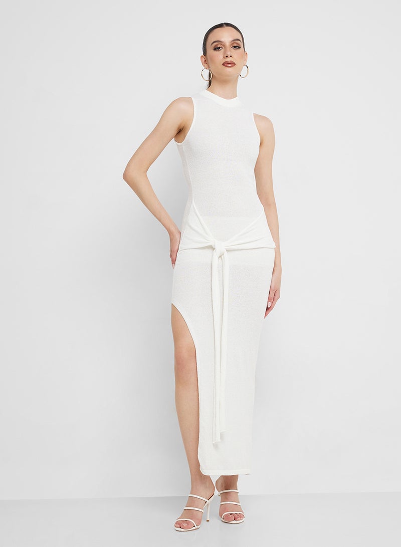 ساندايز فستان ماكسي بعقدة - Image 4