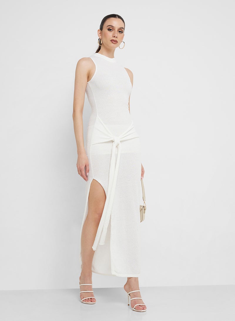 ساندايز فستان ماكسي بعقدة - Image 1